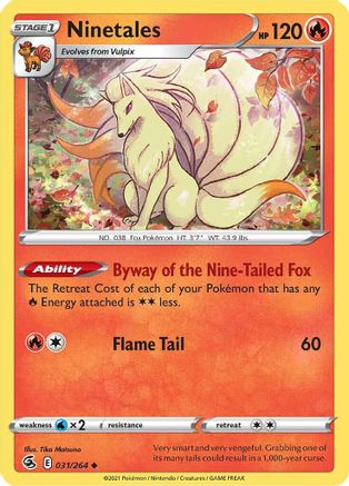 Ninetales (31) (FST-031) (Reverse Holofoil)