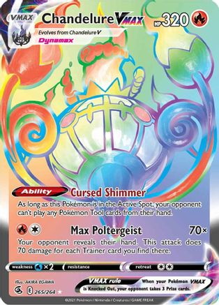 Chandelure VMAX (Secret) (FST-265) (Holofoil)