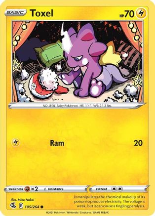 Toxel (105) (FST-105) (Reverse Holofoil)