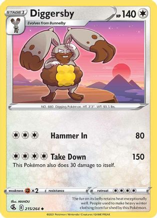 Diggersby (FST-215) (Reverse Holofoil)