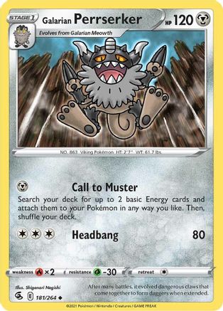 Galarian Perrserker (FST-181)