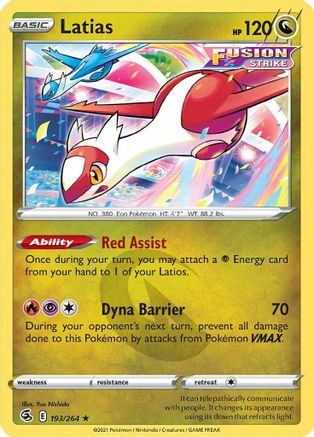 Latias (FST-193) (Reverse Holofoil)