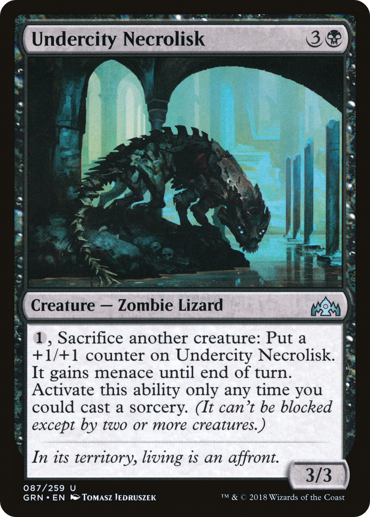 Undercity Necrolisk (GRN-087) (Foil)
