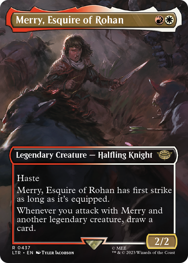 Merry, Esquire of Rohan (LTR-437) (Borderless)
