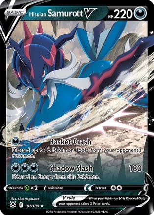 Hisuian Samurott V (ASR-101) (Holofoil)