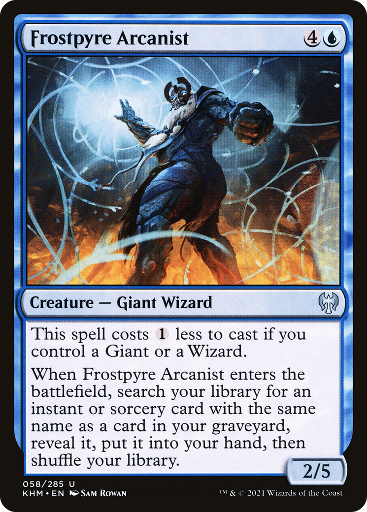 Frostpyre Arcanist (KHM-058) (Foil)
