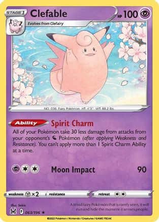 Clefable (LOR-063) (Reverse Holofoil)