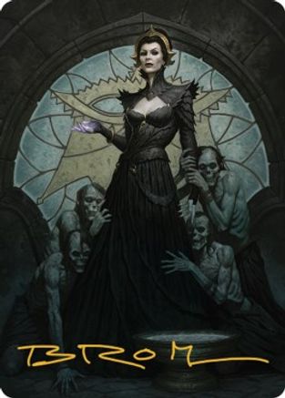 Liliana of the Veil Art Card (Gold-Stamped Signature) (ASDMU-024)