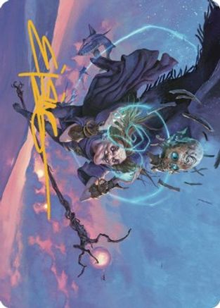 Zur, Eternal Schemer Art Card (56/81) (Gold-Stamped Signature) (ASDMU-056)