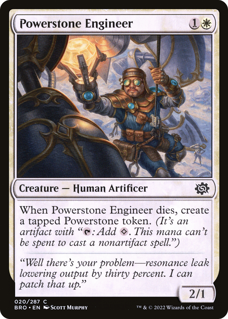 Powerstone Engineer (BRO-020) (Foil)