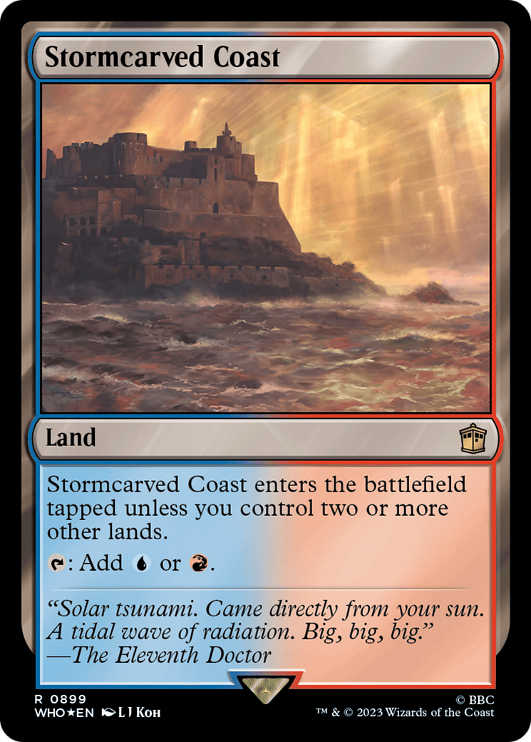 Stormcarved Coast (WHO-899) (Surge Foil)