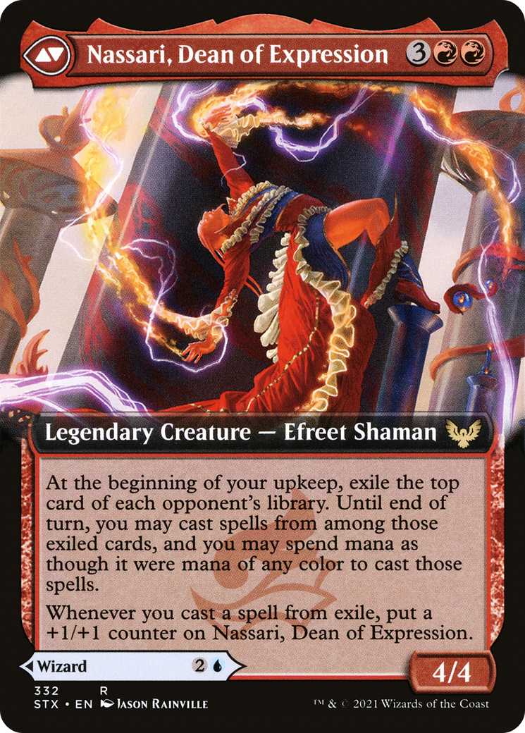 Uvilda, Dean of Perfection // Nassari, Dean of Expression (STX-332) (Extended Art)