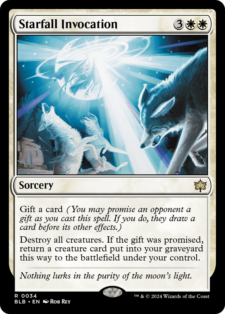 Starfall Invocation (BLB-034) (Foil)