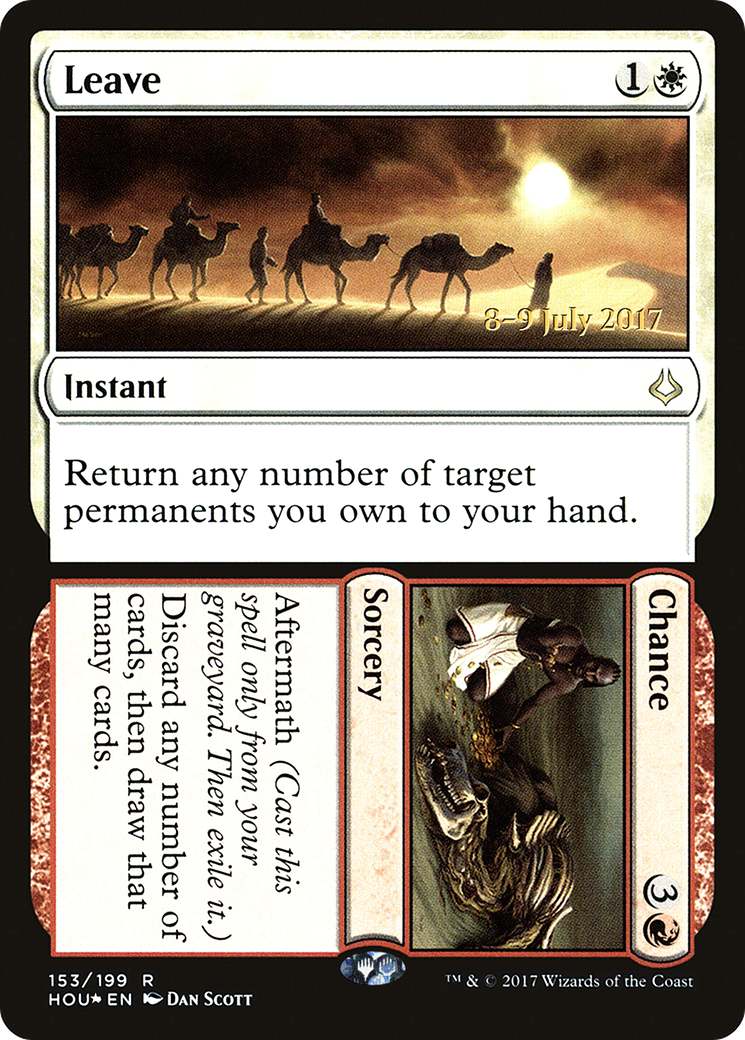 Leave // Chance (PRE-153S) (Foil)