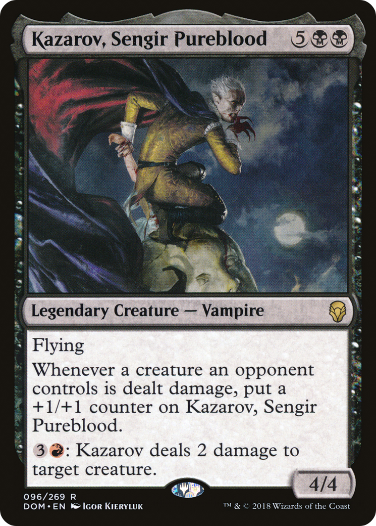 Kazarov, Sengir Pureblood (DOM-096) (Foil)