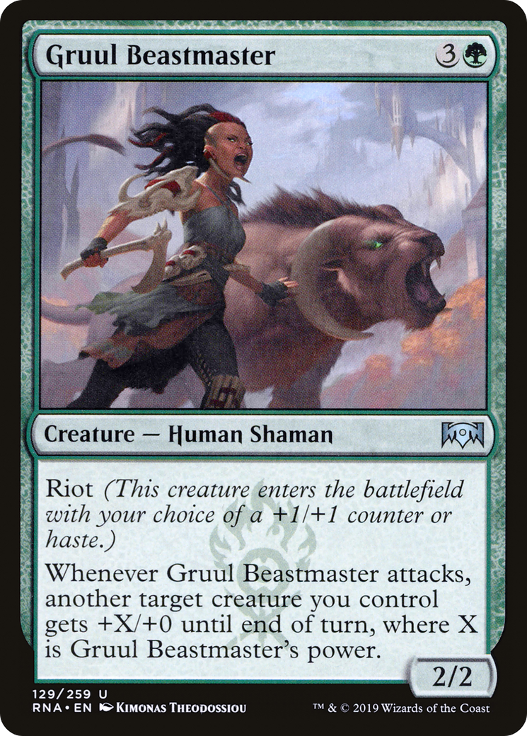 Gruul Beastmaster (RNA-129) (Foil)