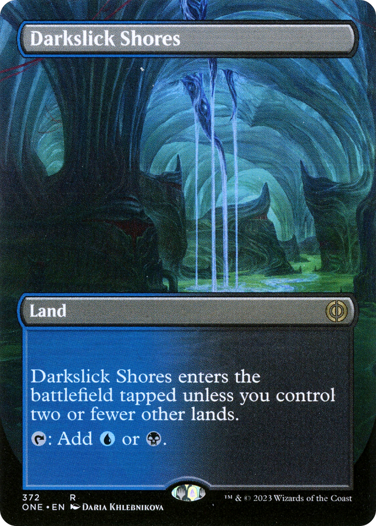 Darkslick Shores (ONE-372) (Borderless) (Foil)