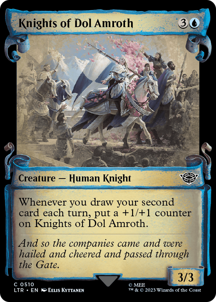 Knights of Dol Amroth (LTR-510) (Showcase) (Scroll)