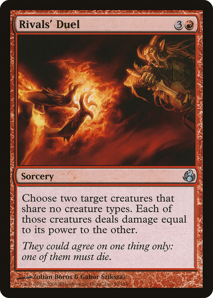 Rivals' Duel (MOR-099) (Foil)