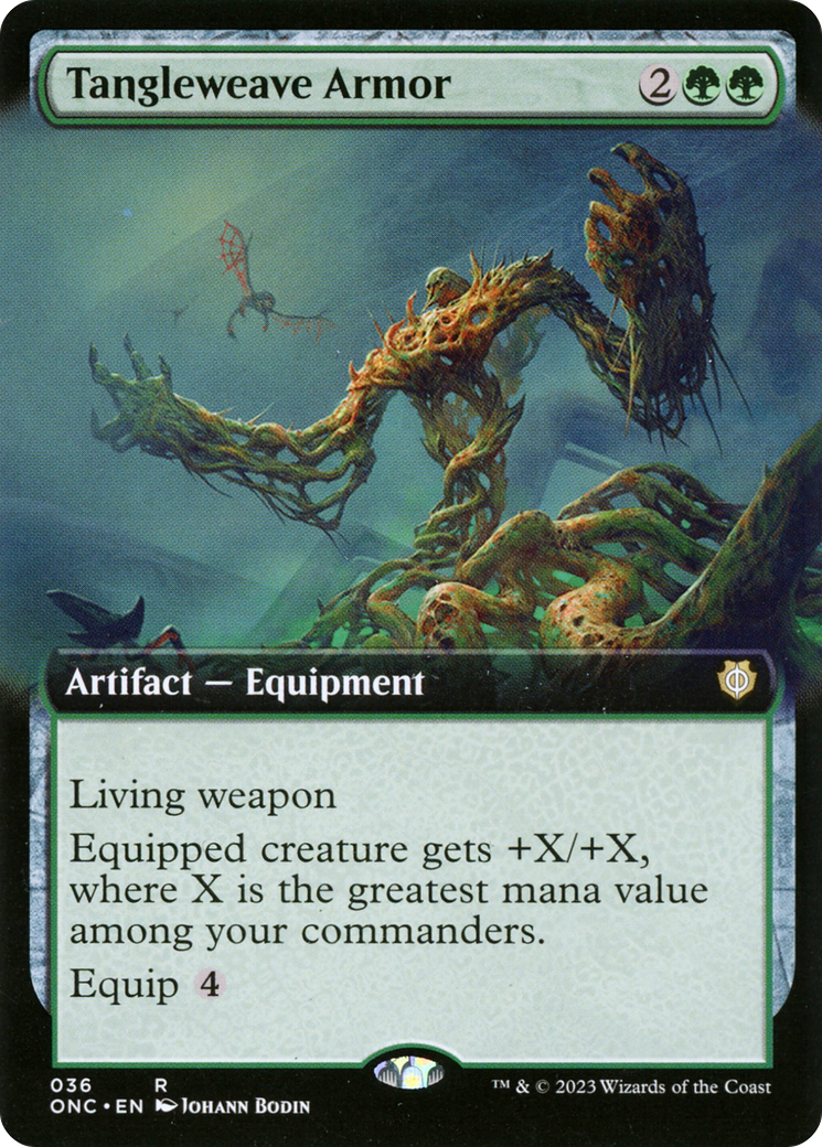 Tangleweave Armor (ONC-036) (Extended Art) (Foil)