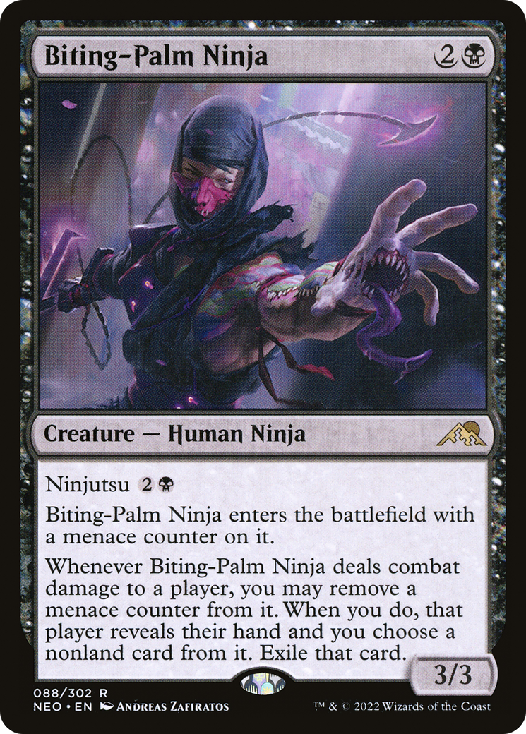 Biting-Palm Ninja (NEO-088) (Foil)