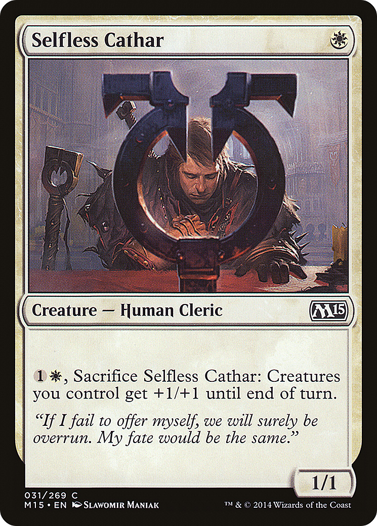 Selfless Cathar (M15-031) (Foil)