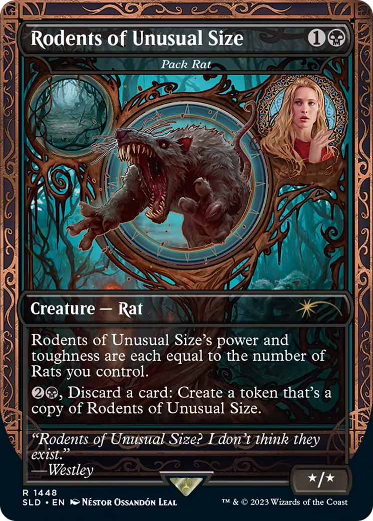 Rodents of Unusual Size / Pack Rat (SLD-1448) (Borderless) (Foil)