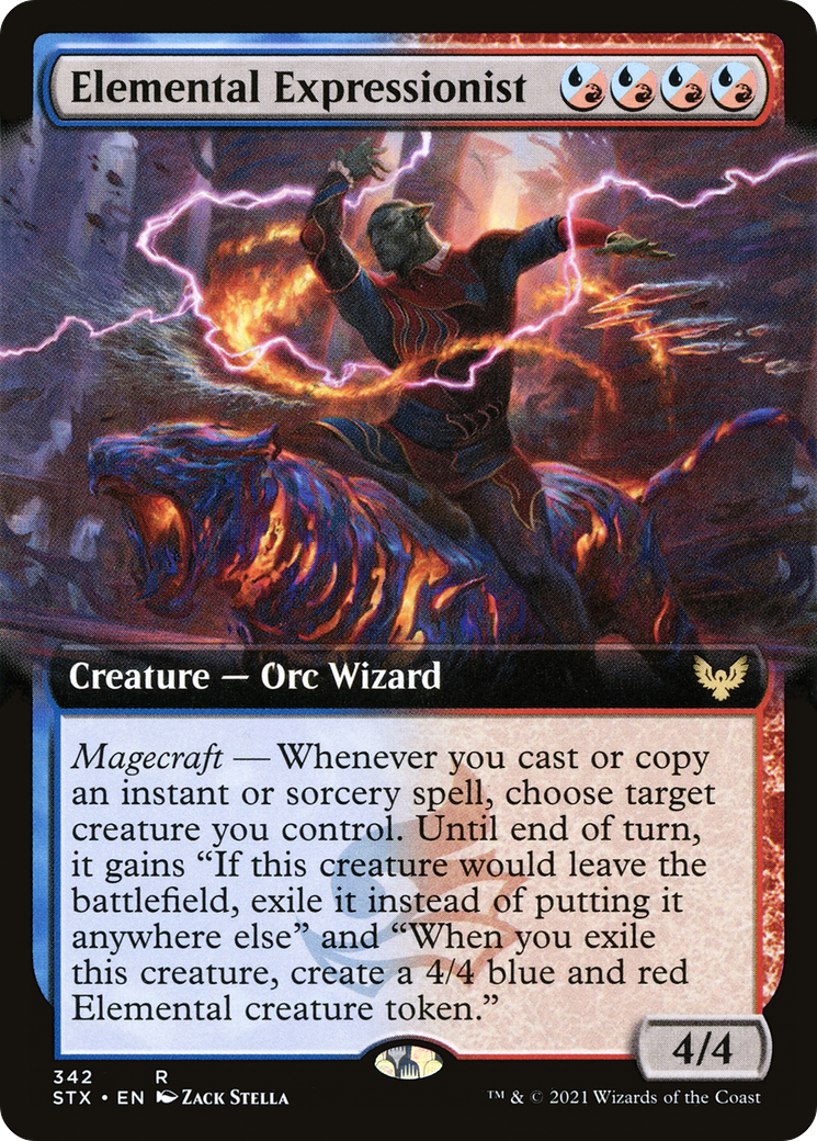 Elemental Expressionist (STX-342) (Extended Art) (Foil)