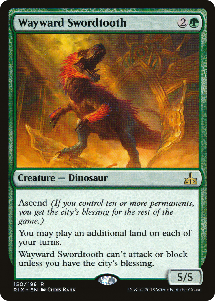 Wayward Swordtooth (RIX-150)