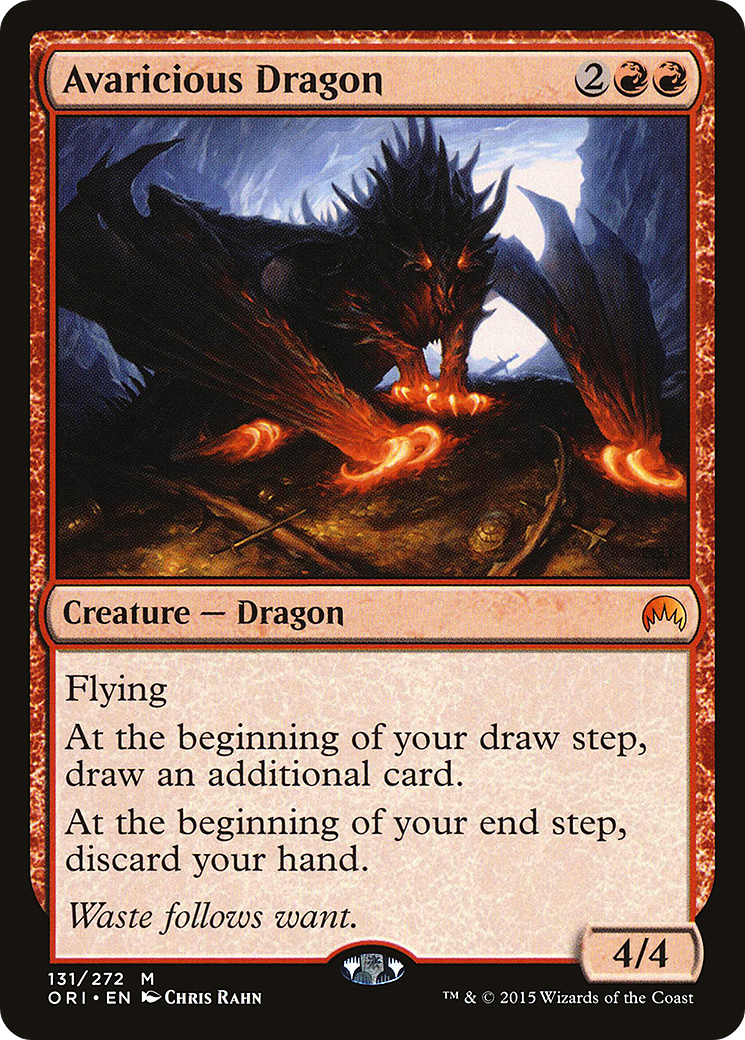 Avaricious Dragon (ORI-131) (Foil)