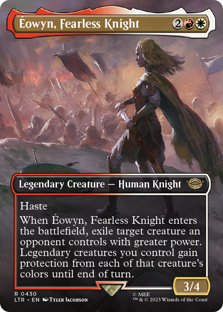 Éowyn, Fearless Knight (LTR-430) (Borderless) (Foil)