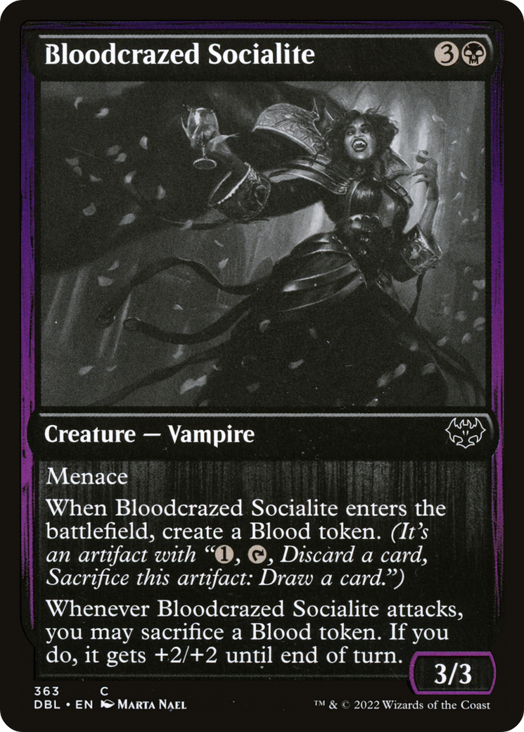 Bloodcrazed Socialite (DBL-363) (Foil)