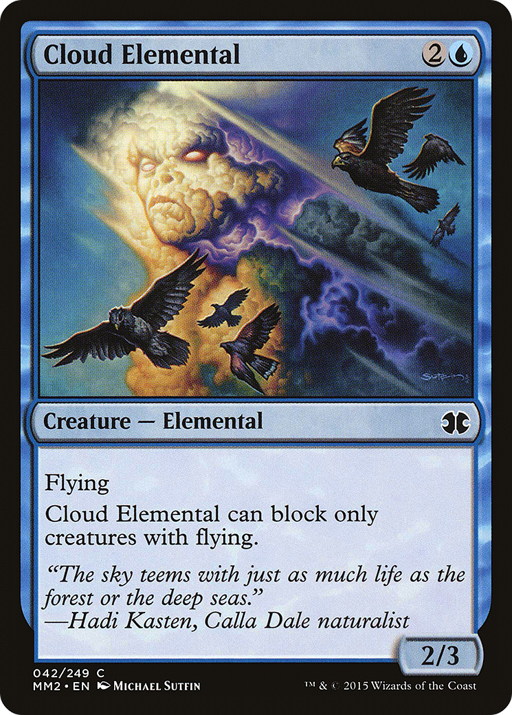 Cloud Elemental (MM2-042) (Foil)