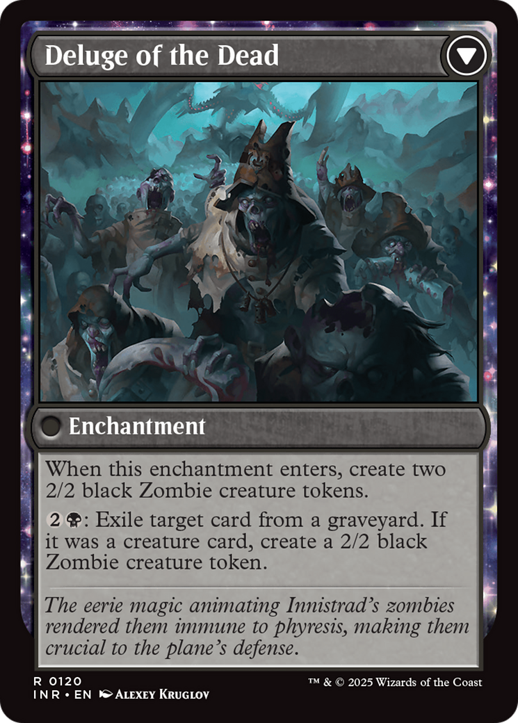 Invasion of Innistrad // Deluge of the Dead (INR-120) (Foil)