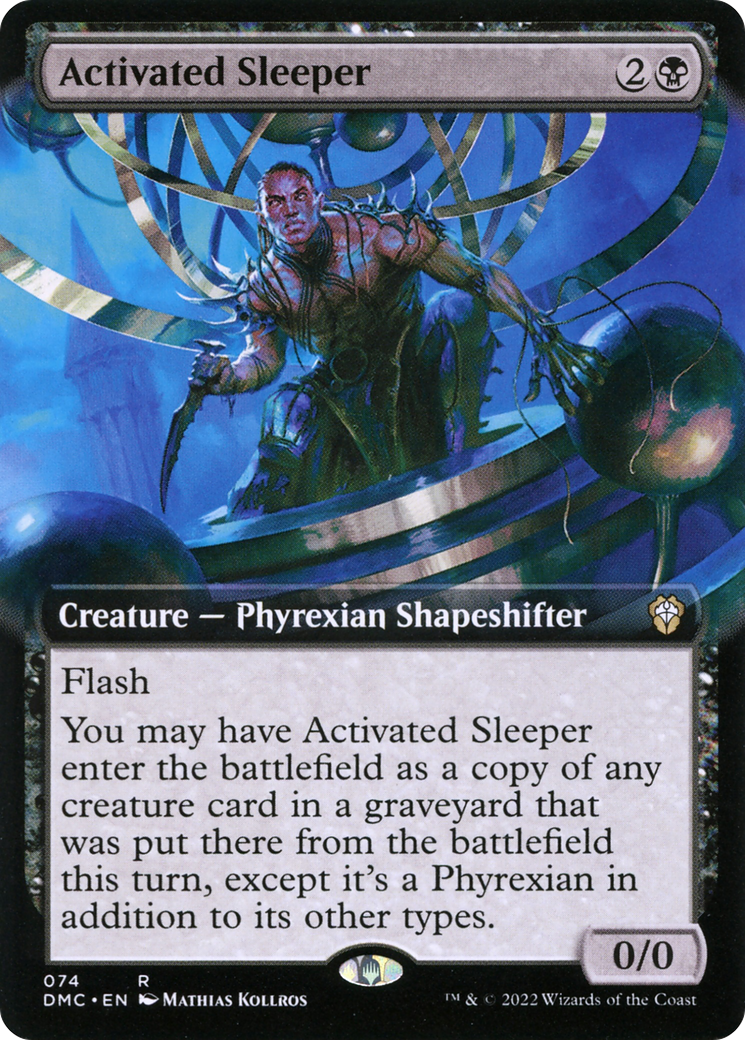 Activated Sleeper (DMC-074) (Extended Art) (Foil)