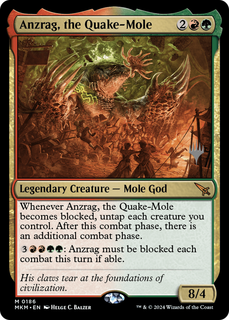 Anzrag, the Quake-Mole (PPMKM-186P) (Foil)