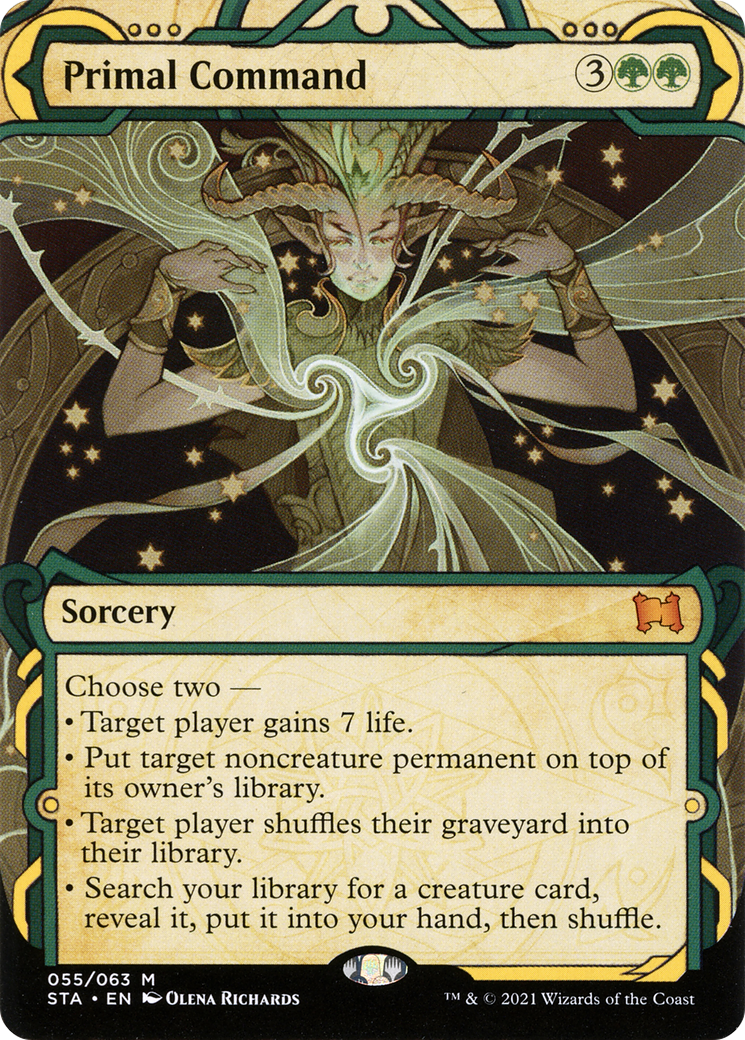 Primal Command (STA-055) (Showcase) (Borderless)