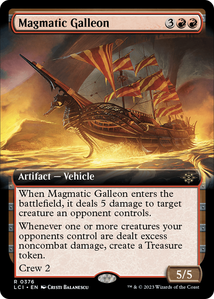 Magmatic Galleon (LCI-376) (Extended Art)