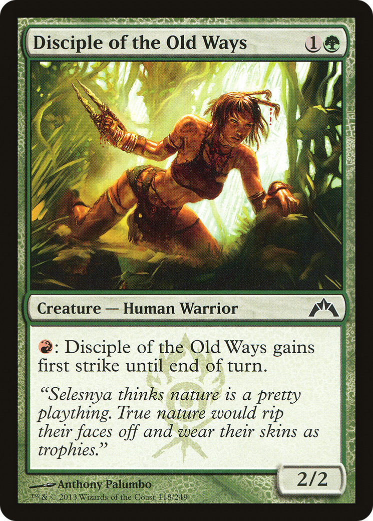 Disciple of the Old Ways (GTC-118) (Foil)