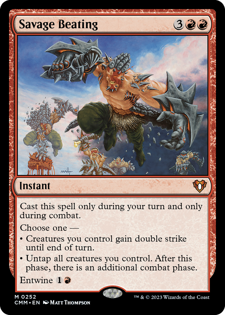 Savage Beating (CMM-252) (Foil)