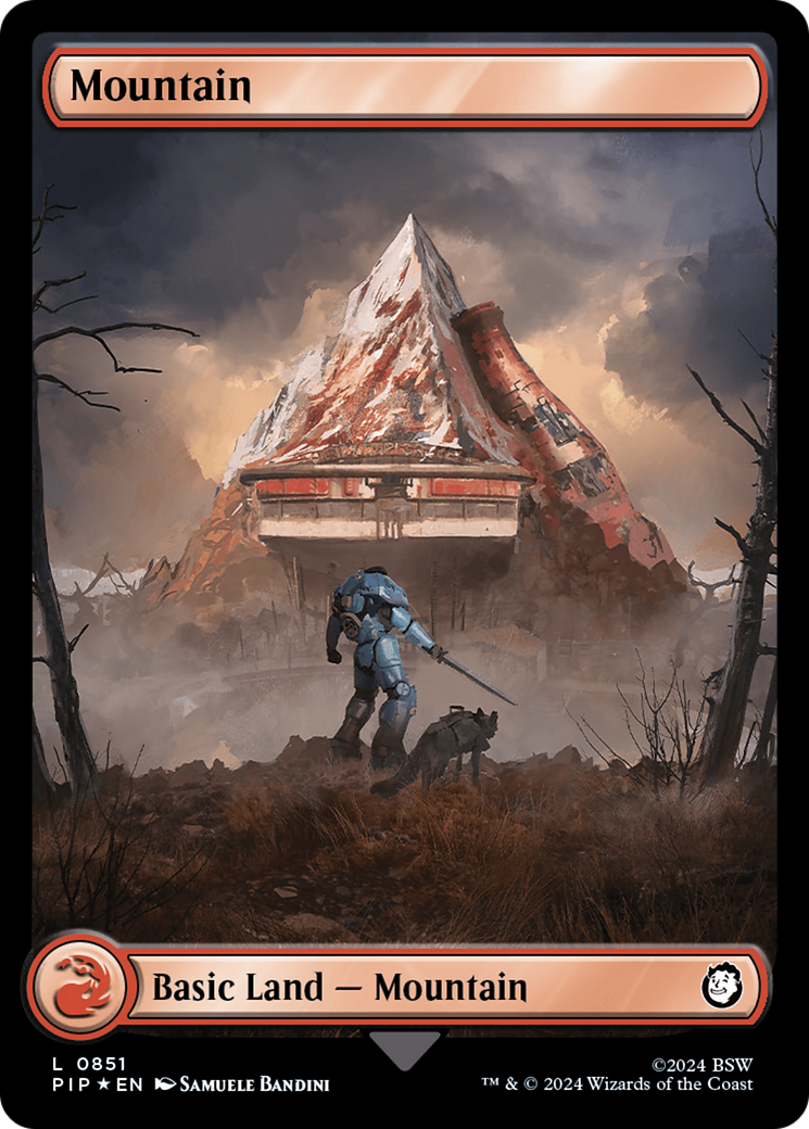 Mountain (PIP-851) (Full Art) (Surge Foil)
