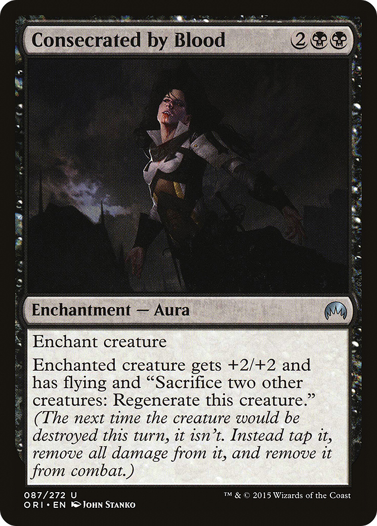 Consecrated by Blood (ORI-087) (Foil)