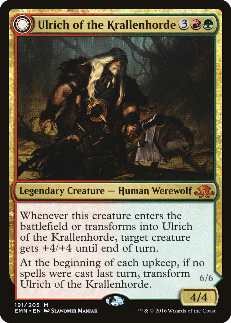 Ulrich of the Krallenhorde // Ulrich, Uncontested Alpha (EMN-191)