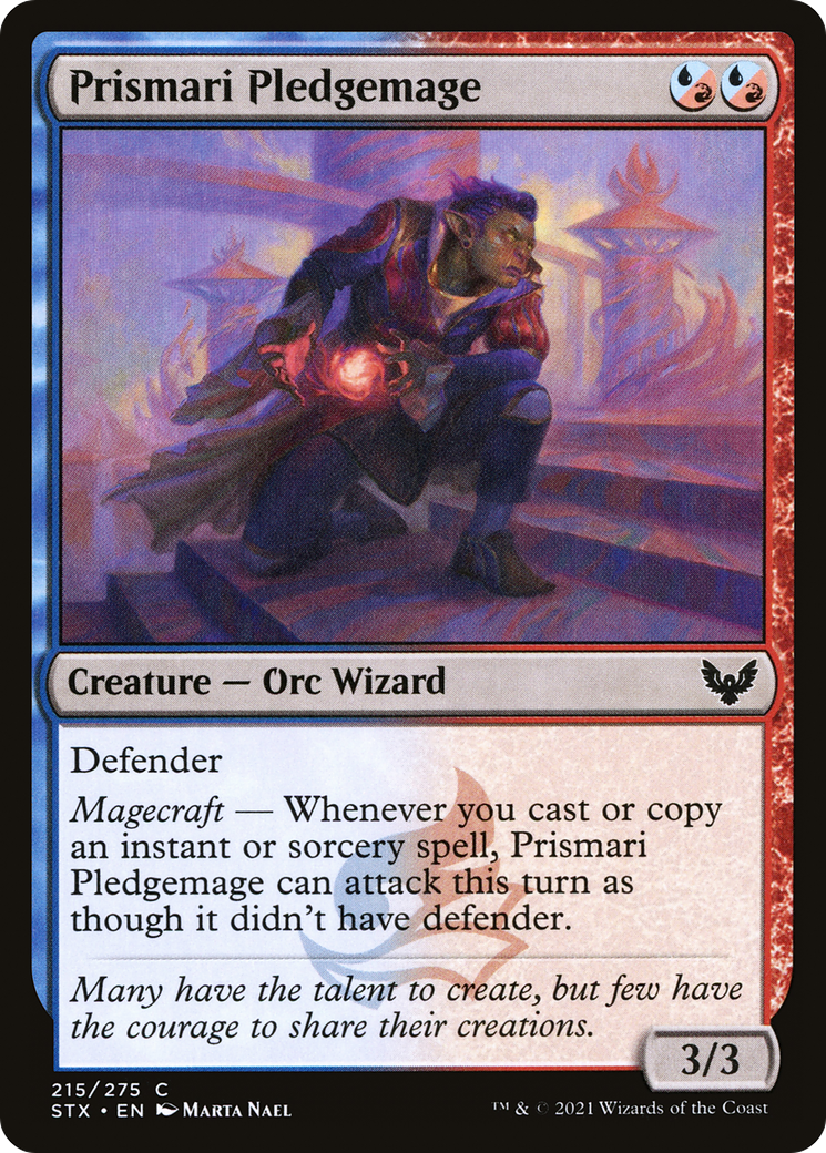Prismari Pledgemage (STX-215) (Foil)