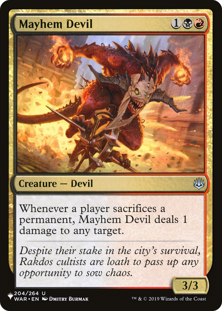 Mayhem Devil (LIST-WAR-204)