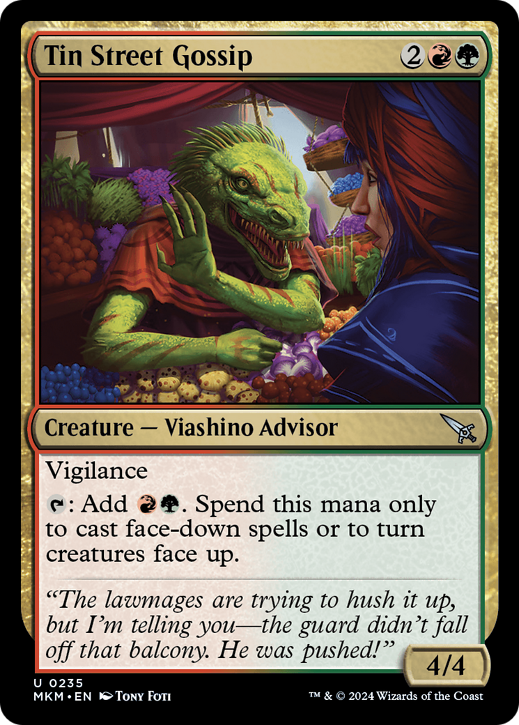 Tin Street Gossip (MKM-235) (Foil)