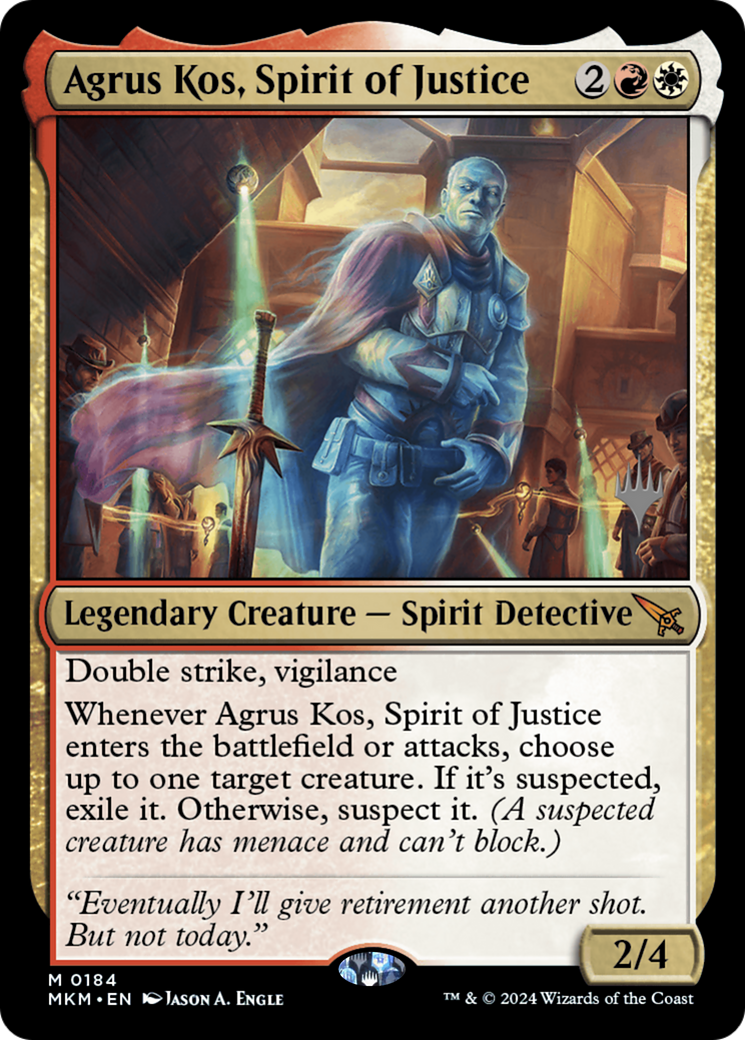 Agrus Kos, Spirit of Justice (PPMKM-184P) (Foil)