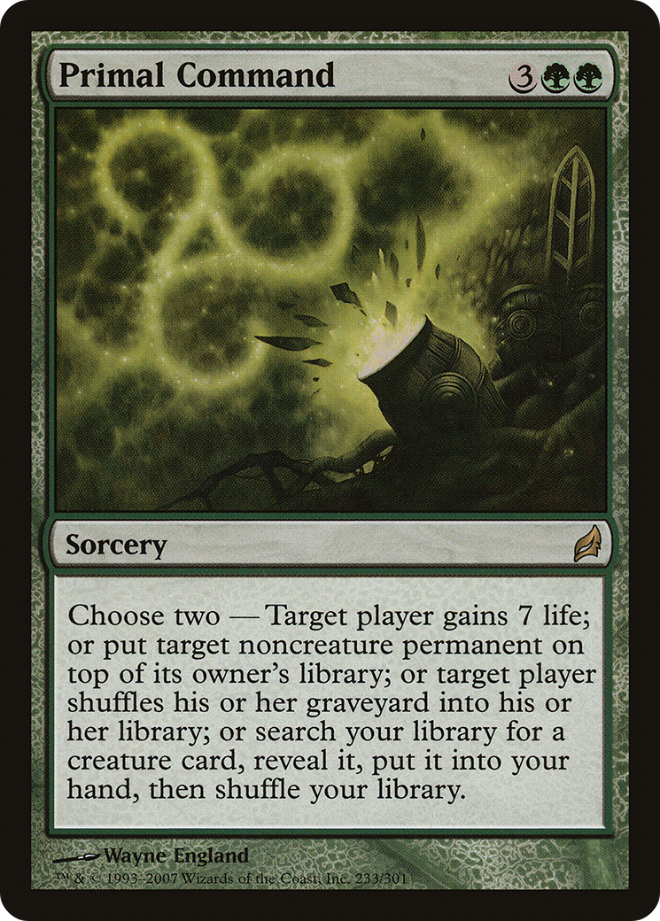 Primal Command (LRW-233) (Foil)