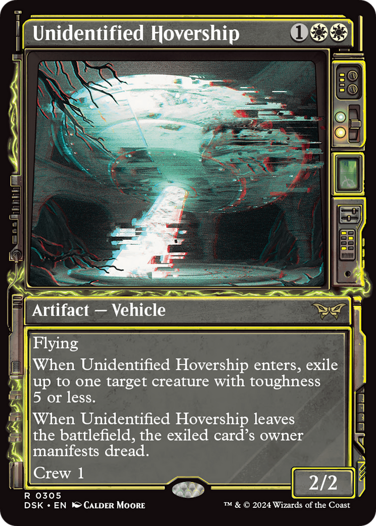 Unidentified Hovership (DSK-305) (Showcase) (Foil)