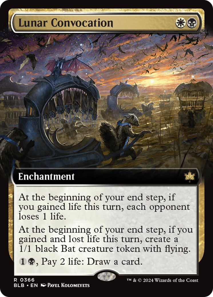 Lunar Convocation (BLB-366) (Extended Art) (Foil)